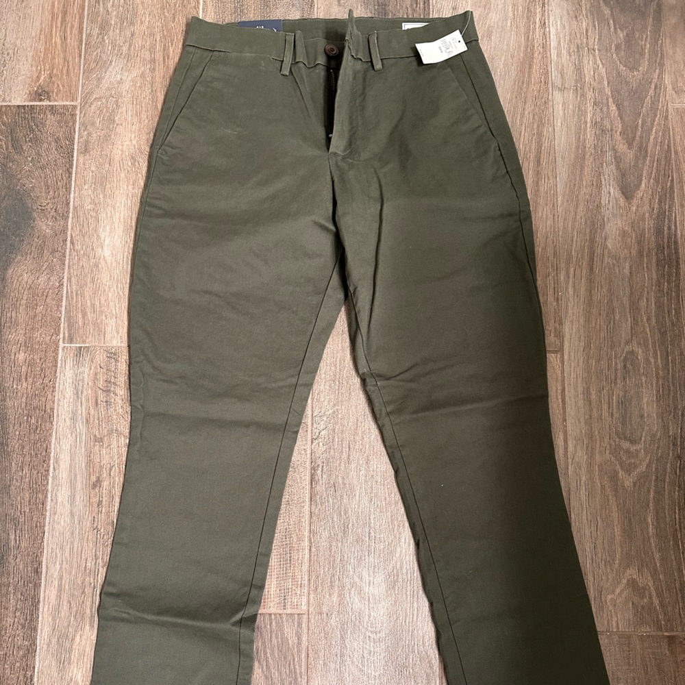 GAP Men's Dark Green Chinos